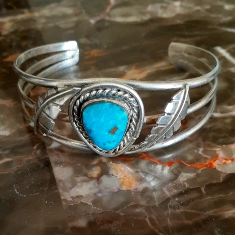 SOLD SOLD Sterling and Turquoise Bracelet